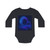 Digital Dreamscape - Baby Long-Sleeve Organic Bodysuit
