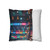 Tokyo Neon Streets - Faux Suede Square Pillowcase