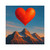 Brave Heart Rising - Square Stickers, Indoor\Outdoor