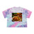 Flavorful Journeys - Women's Tie-Dye Crop Tee