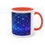 Digital Dreamscape - Two-Tone Coffee Mug, 11oz
