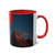 Brave Heart Rising - Two-Tone Coffee Mugs, 11oz