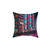 Tokyo Neon Streets - Spun Polyester Square Pillow
