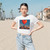 Brave Heart Rising - Women's Flowy Cropped Tee