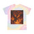 Golden Ember Serpent - Tie-Dye Tee, Spiral