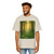 Misty Dawn Over Ancient Redwood Forest - Men's Heavy Oversized Tee