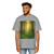 Misty Dawn Over Ancient Redwood Forest - Men's Heavy Oversized Tee