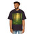 Misty Dawn Over Ancient Redwood Forest - Men's Heavy Oversized Tee
