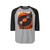 Groovy Vinyl Escape - Unisex Three-Quarter Sleeve Raglan Shirt