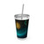 Digital Currency Wave - Sunsplash Tumbler with Straw, 16oz