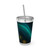Digital Currency Wave - Sunsplash Tumbler with Straw, 16oz
