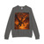 Golden Ember Serpent - Unisex French Terry Raglan Crewneck