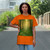 Misty Dawn Over Ancient Redwood Forest - Single Jersey T-shirt