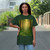 Misty Dawn Over Ancient Redwood Forest - Single Jersey T-shirt