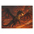 Golden Ember Serpent - Cutting Board