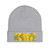 Bunny Blossom Parade - Knit Beanie (Embroidery)