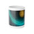 Digital Currency Wave - White Ceramic Mug, 11oz