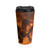 Golden Ember Serpent - Stainless Steel Travel Mug