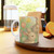 Bunny Blossom Parade - White Ceramic Mug, 11oz and 15oz