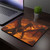 Golden Ember Serpent - Rectangular Mouse Pad