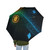 Digital Currency Wave - Semi-Automatic Foldable Umbrella