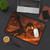 Golden Ember Serpent - Desk Mat
