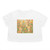 Bunny Blossom Parade - Women's Flowy Cropped Tee
