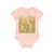 Bunny Blossom Parade - Baby Organic Short Sleeve Bodysuit