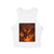 Golden Ember Serpent - Women's Micro Rib Racer Tank Top