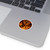Golden Ember Serpent - Round Stickers, Indoor\Outdoor