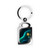Digital Currency Wave - Rectangle Photo Keyring Digital Currency Wave - Rectangle Photo Keyring