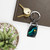 Digital Currency Wave - Rectangle Photo Keyring Digital Currency Wave - Rectangle Photo Keyring