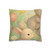 Bunny Blossom Parade - Spun Polyester Square Pillowcase