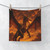 Golden Ember Serpent - Face Towel