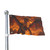 Golden Ember Serpent - Double Sided Flag