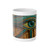 Mystical Eye of Horus - White Ceramic Mug, 11oz