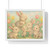 Bunny Blossom Parade - Horizontal Framed Poster