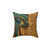 Mystical Eye of Horus - Faux Suede Square Pillow