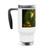 Whispers of the Woods - Stainless Steel Travel Mug with Handle, 14oz