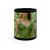 Whimsical Woodland Sprite - Black Coffee Mug, 11oz