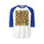 Geometric Fusion - Unisex Three-Quarter Sleeve Raglan Shirt
