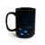 Ethereal Twilight Glade - Black Mug, 15oz