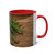 Rustic Herb Garden - Two-Tone Coffee Mugs, 11oz