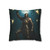 Epic Fantasy Quest - Square Poly Canvas Pillowcase