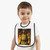 Brave Heat Heroes - Baby Contrast Trim Jersey Bib