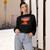 Casting Dreams - Women's Cropped Fleece Pullover