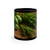 Rustic Herb Garden - Black Coffee Mug, 11oz