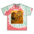 Lions in the Golden Savanna Hunt - Unisex Tie Dye Cotton Tee