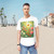 Serene Garden Escape - Men's Jersey Curved Hem Tee