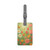 Serene Garden Escape - Saffiano Polyester Luggage Tag, Rectangle Serene Garden Escape - Saffiano Polyester Luggage Tag, Rectangle